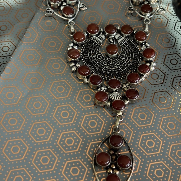 NEW HANDCRAFTED CARNELIAN NECKLACE - Picture 3 of 11
